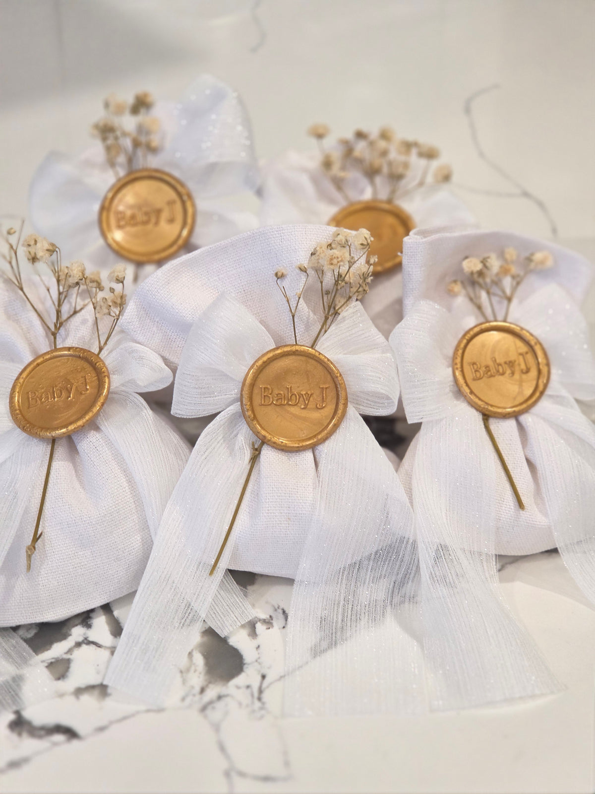Timeless Linen Satchels with Wax Seal