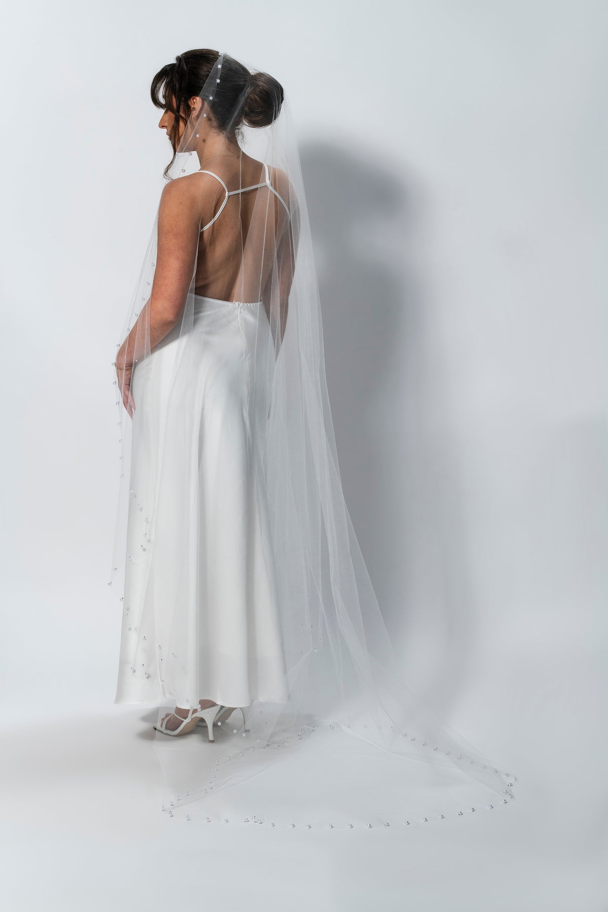 Pearl Mantilla Veil